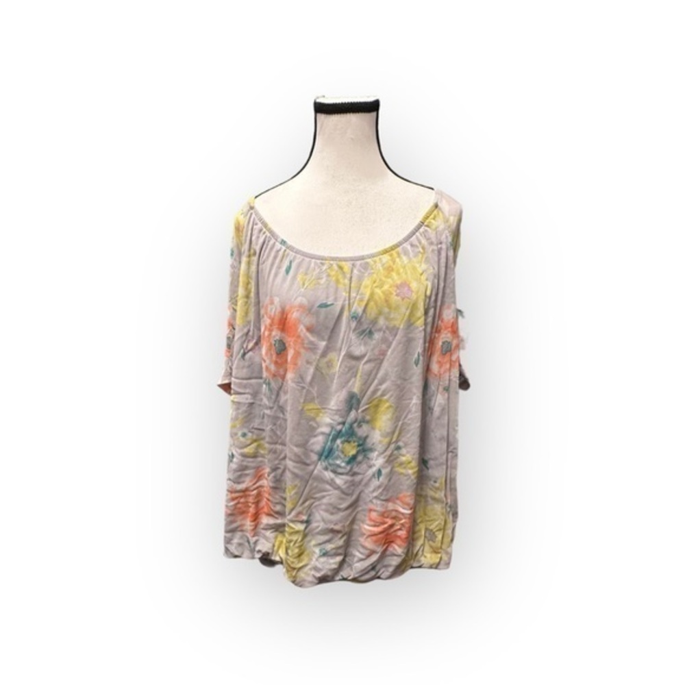 Women’s Floral Sheer Layered Top 4x